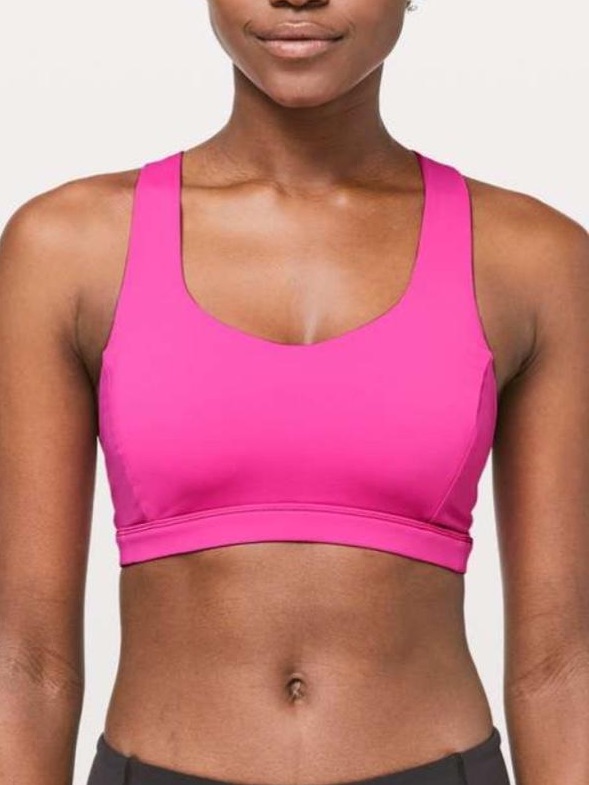 Lululemon Sonic Pink Free To Be Wild Sports Bra